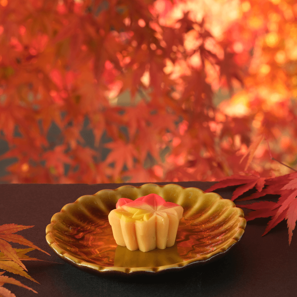 写真：紅葉の上生菓子
